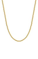 Bony Levy 14K Gold Beaded Necklace in 14K Yellow Gold at Nordstrom, Size 18