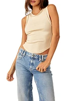 Free People Kate Rib Stretch Cotton Tank at Nordstrom,