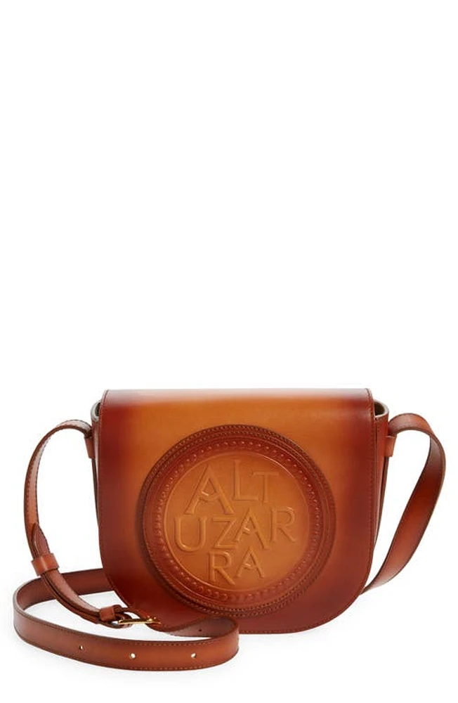 Altuzarra Medallion Coin Leather Saddle Bag in Brushed at Nordstrom