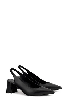 AGL Dodi Pointed Toe Slingback Pump Nero at Nordstrom,