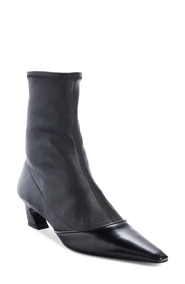 Acne Studios Bano Cap Toe Ankle Boot Black at Nordstrom,