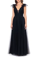 Betsy & Adam Tie Detail Ballgown at Nordstrom,