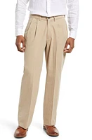 Berle Men's Charleston Pleated Chino Pants Khaki at Nordstrom,