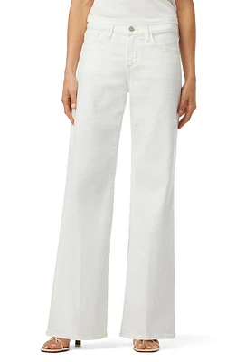 Joe's The Lou Low Rise Wide Leg Jeans White at Nordstrom,