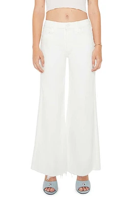 MOTHER Lil' Roller Frayed Wide Leg Jeans Fairest Of Them All at Nordstrom,