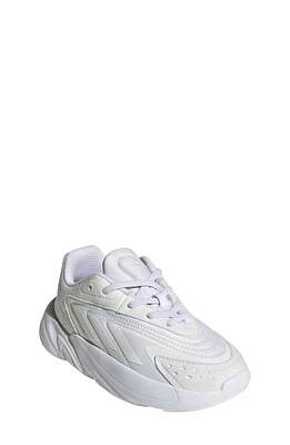 adidas Kids' Ozelia Sneaker in White/White/White at Nordstrom, Size 4 M