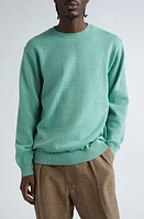 BEAMS Cotton Crewneck Sweater in Seafoam at Nordstrom, Size X-Large