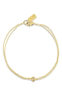 Set & Stones Lennan Love Knot Double Strand Bracelet in Gold at Nordstrom