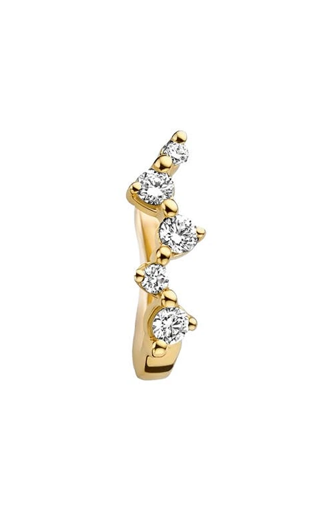 Kimai Comet Single Lab Created Diamond Earring in Yellow Gold at Nordstrom