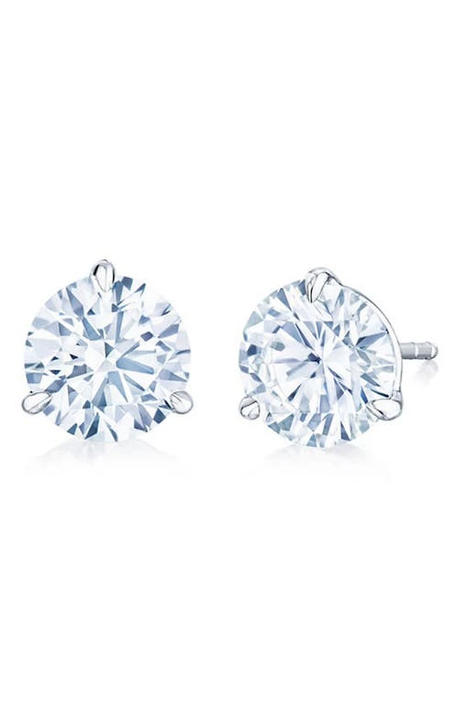 Kwiat Round Diamond & Platinum Stud Earrings - 3.01ct. in White at Nordstrom