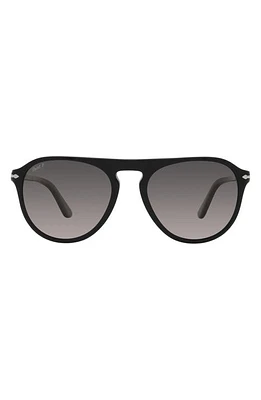 Persol 55mm Polarized Pilot Sunglasses in Black at Nordstrom