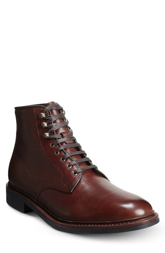 Allen Edmonds Higgins Mill Plain Toe Boot Chili Leather at Nordstrom,