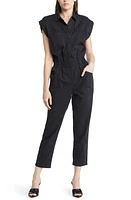 Pistola Rosie Padded Shoulder Cotton Jumpsuit at Nordstrom,