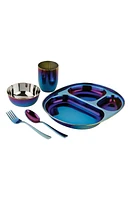 Ahimsa Mindful Mealtime Dish Set in Iridescent Blue at Nordstrom