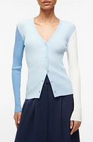 STAUD Rib Cardigan Multi at Nordstrom,