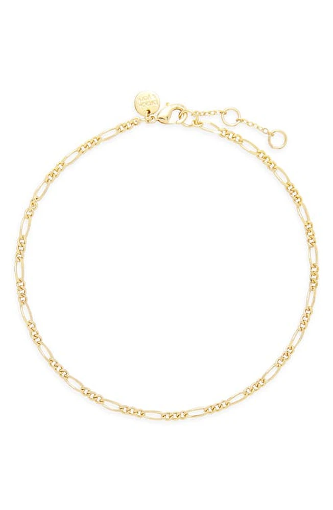 Brook and York Lennon Figaro Chain Anklet in Gold at Nordstrom