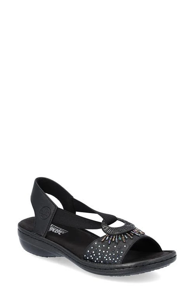 Rieker Regina 80 Sandal Black at Nordstrom,