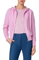 Akris Cashmere Piqué Full Zip Hoodie Lotus at Nordstrom,