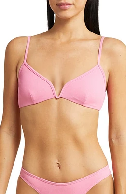 LSPACE Helena Bikini Top in Guava at Nordstrom, Size Medium