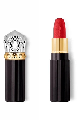 Christian Louboutin Rouge Louboutin Velvet Matte On the Go Lipstick in Diva Fire 007 at Nordstrom