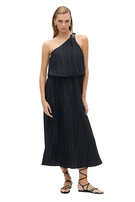 Nocturne One Shoulder Dress with Accessory Detail in at Nordstrom