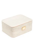 Nordstrom Large Jewelry Box with Mirror in Blush Velvet at Nordstrom