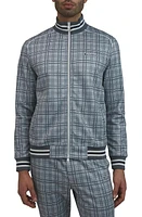 Ben Sherman Glen Plaid Track Jacket Grey at Nordstrom,