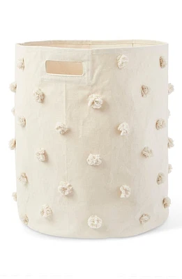 Pehr Pompom Canvas Hamper in Natural at Nordstrom