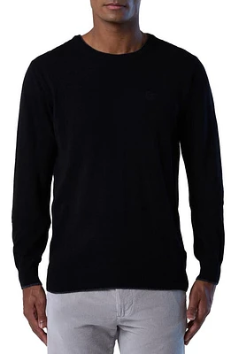 NORTH SAILS Logo Embroidered Crewneck Sweater at Nordstrom,