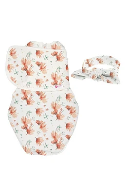 embé Starter 2-Way Swaddle & Head Wrap Set in Floral at Nordstrom