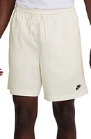 Nike Club Knit Shorts Sail/Black at Nordstrom,