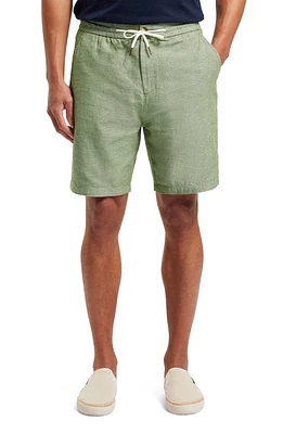 Scotch & Soda Fave Cotton Linen Twill Bermuda Shorts at Nordstrom,