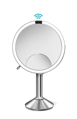 simplehuman Trio Eight Inch Multi-Magnification Sensor Makeup Mirror in Brushed Steel at Nordstrom