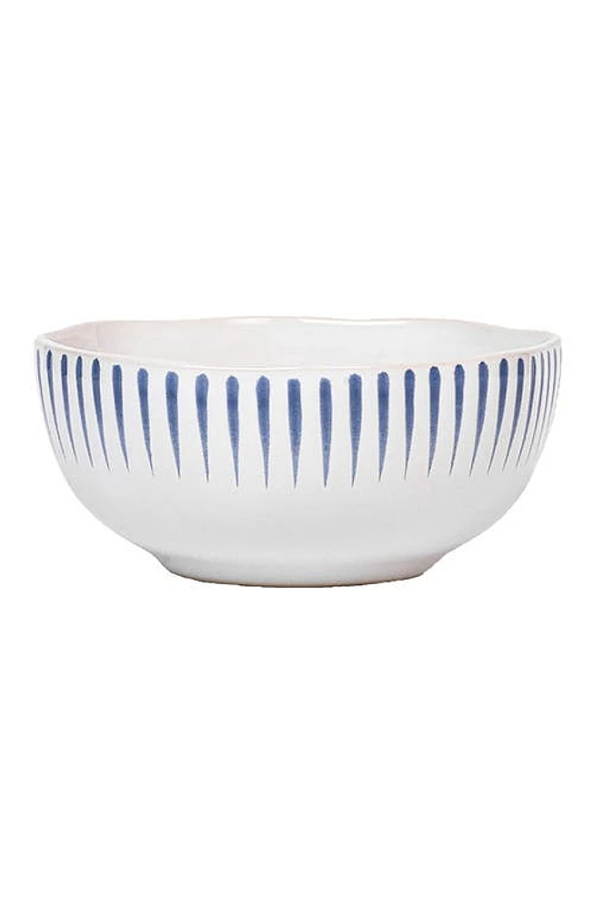 Juliska Sitio Stripe Cereal Bowl in Delft Blue at Nordstrom