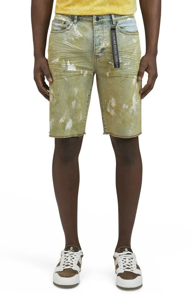 PRPS Logan Denim Shorts Beige at Nordstrom,