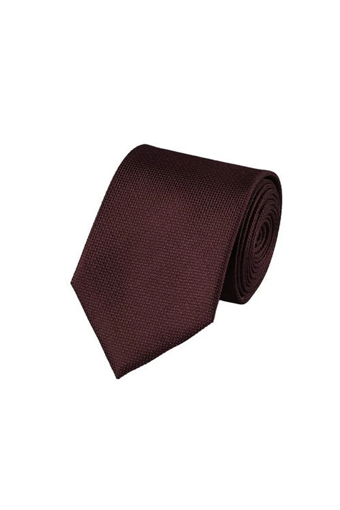 Charles Tyrwhitt Silk Stain Resistant Tie in Burgundy Red at Nordstrom