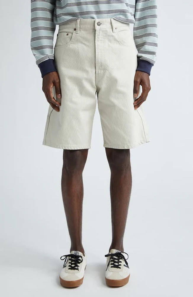 BEAMS Corduroy Shorts Oyster 05 at Nordstrom,