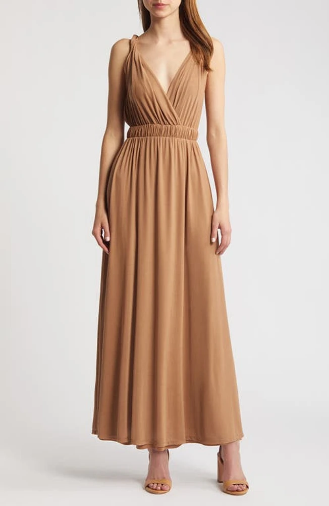 Du Paradis Phuket Maxi Dress Toasted Almond at Nordstrom,