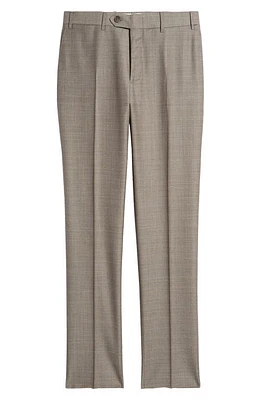 Canali Siena Regular Fit Wool Pants Beige at Nordstrom, Eu