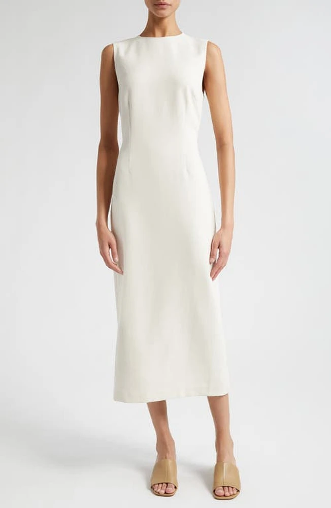 Vince Sleeveless Sheath Dress Off White at Nordstrom,