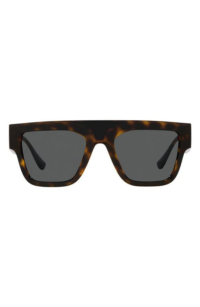 Versace 53mm Square Sunglasses in Havana at Nordstrom