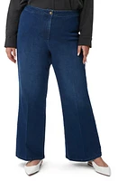 Pari Passu Dalita High Waist Wide Leg Denim Trousers Indigo Wash at Nordstrom,