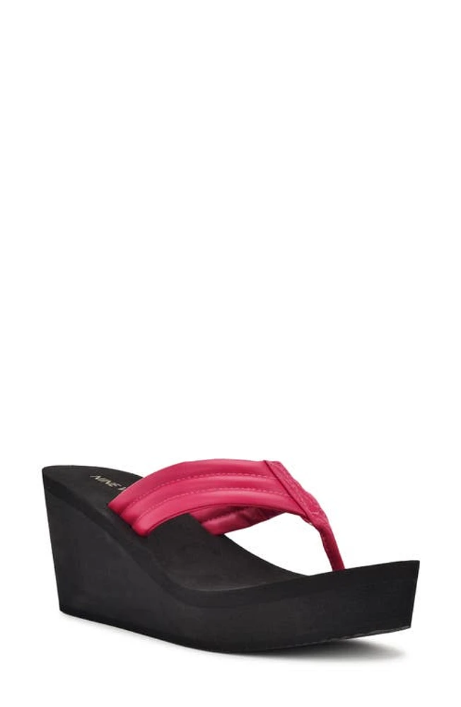 Nine West Spins Platform Wedge Sandal in Dpi01 at Nordstrom, Size 7