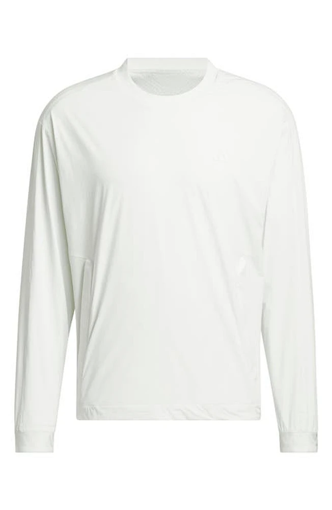 adidas Golf Ultimate365 Tour WIND. RDY Sweatshirt White/Crystal Jade at Nordstrom,