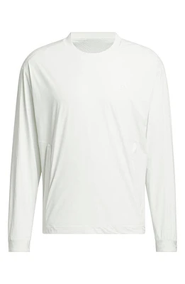 adidas Golf Ultimate365 Tour WIND. RDY Sweatshirt White/Crystal Jade at Nordstrom,