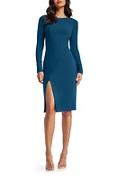 Dress the Population Nadia Long Sleeve Scoop Back Midi at Nordstrom,