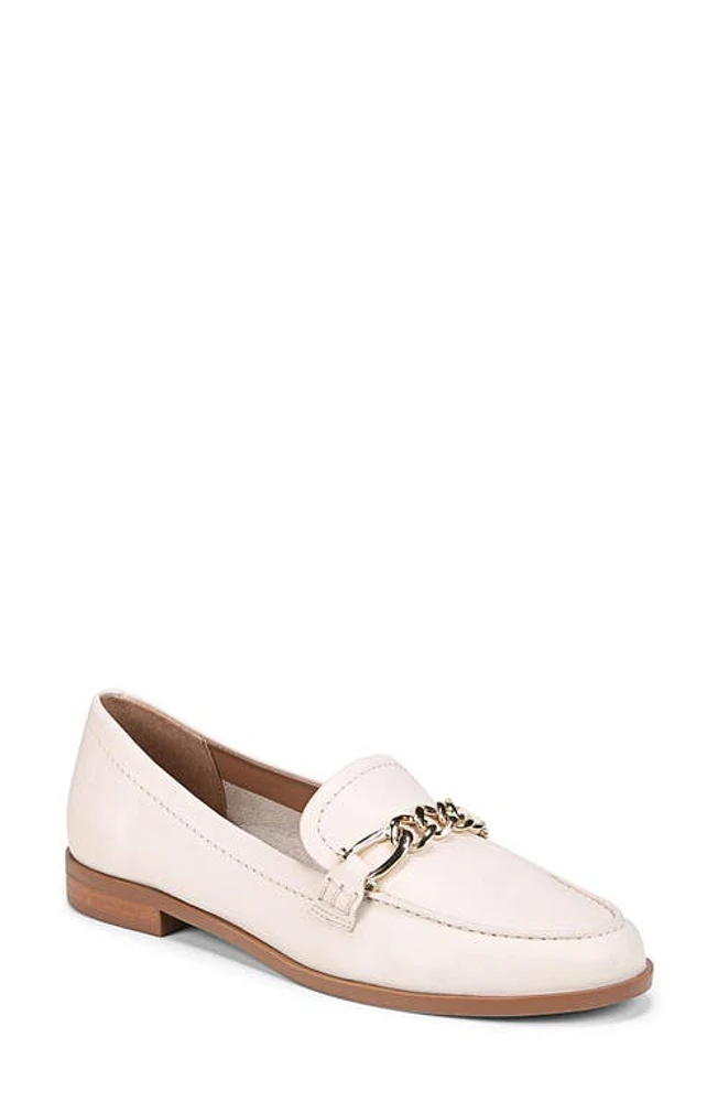 Naturalizer Sawyer Chain Loafer in Satin Pearl Beige Leather at Nordstrom, Size 8.5