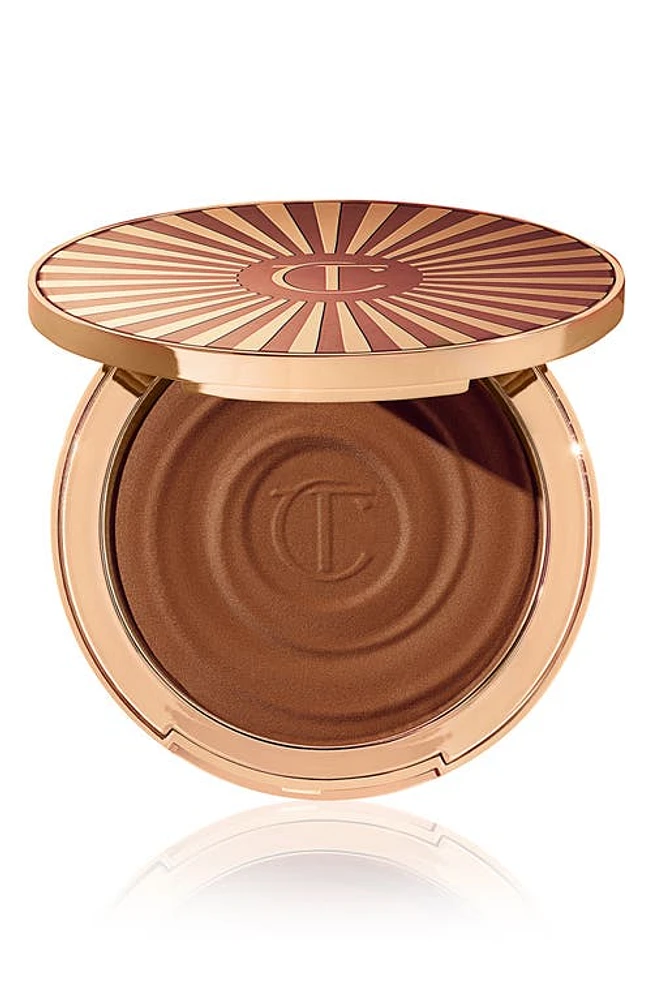 Charlotte Tilbury Beautiful Skin Sun-Kissed Glow Bronzer in 3 Tan at Nordstrom