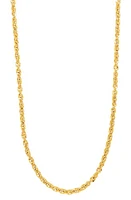 Bony Levy 14K Yellow Gold Textured Chain Necklace at Nordstrom,