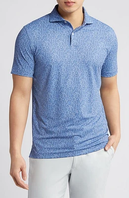 Peter Millar Fields of Carlsbad Floral Performance Golf Polo Blue Pearl at Nordstrom,